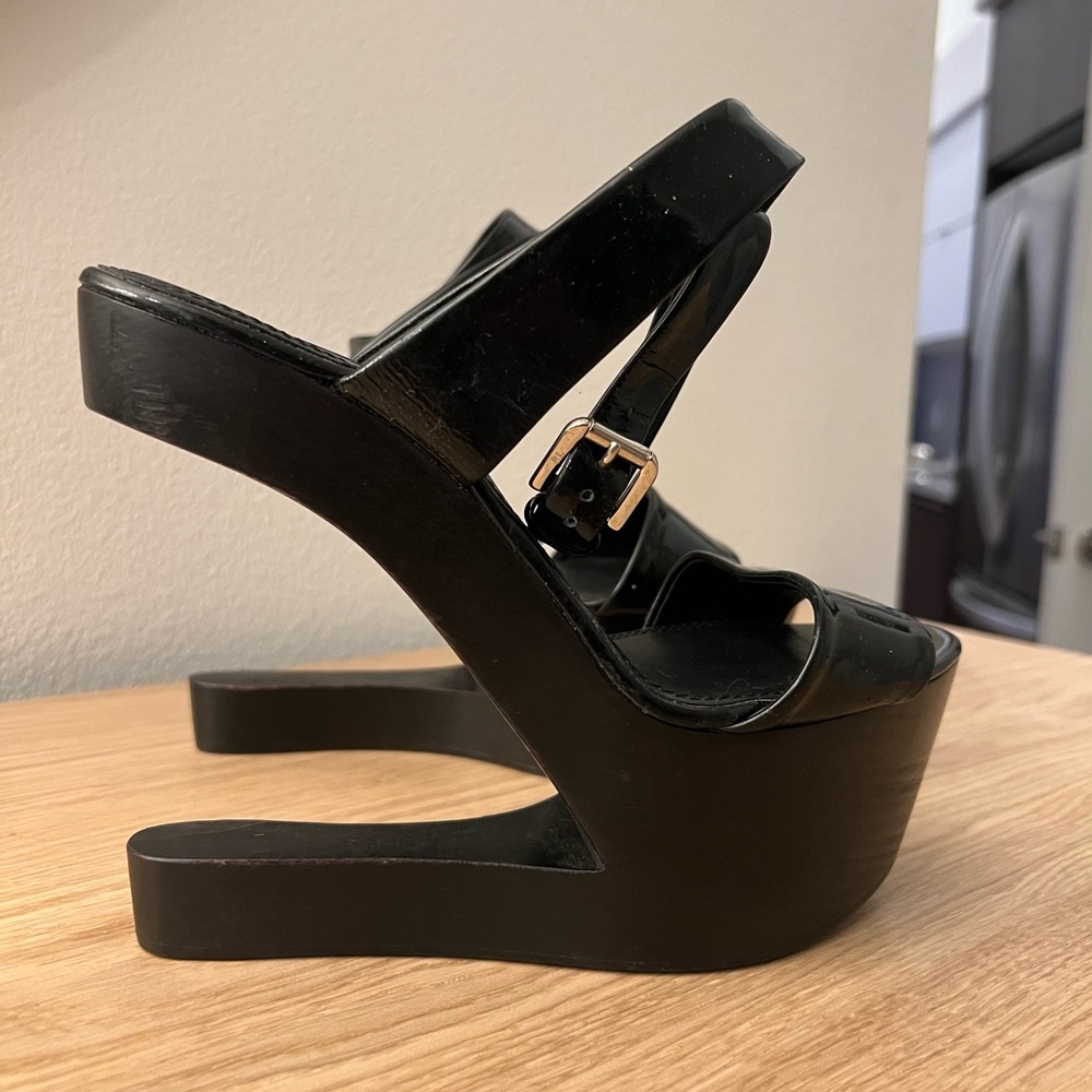 Ralph Lauren Purple Label Collection Wedge Sandal